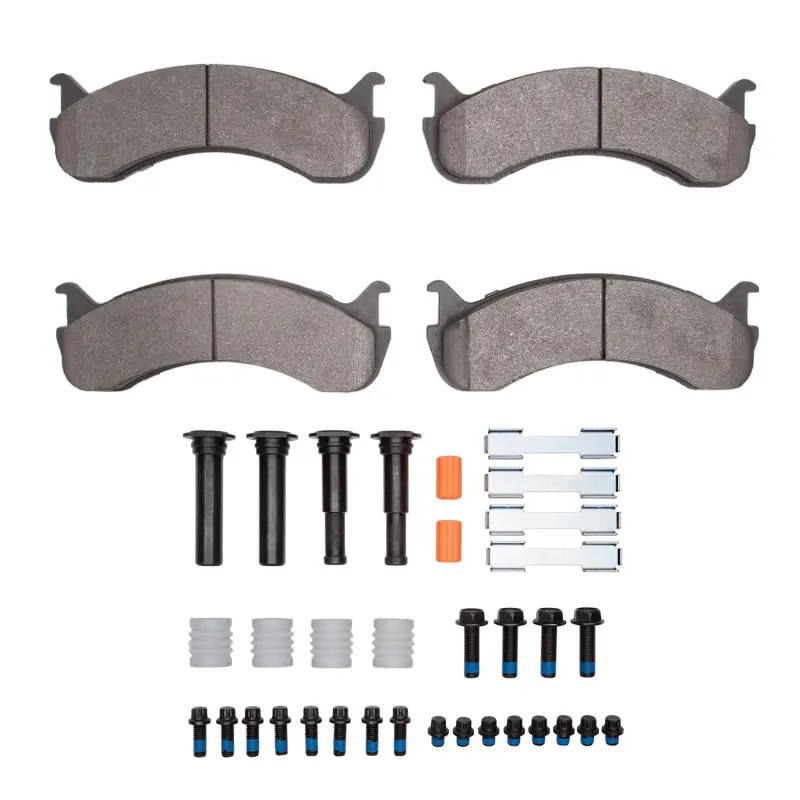 R1 1998-2024 Beaver Motorcoach Monterey Front/Rear R1 Semi Met Pads & Hardware Kit 1