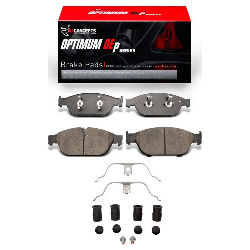 R1 12-14 Audi A6 Quattro Front Optimum Oe Pads & Hardware Kit 1