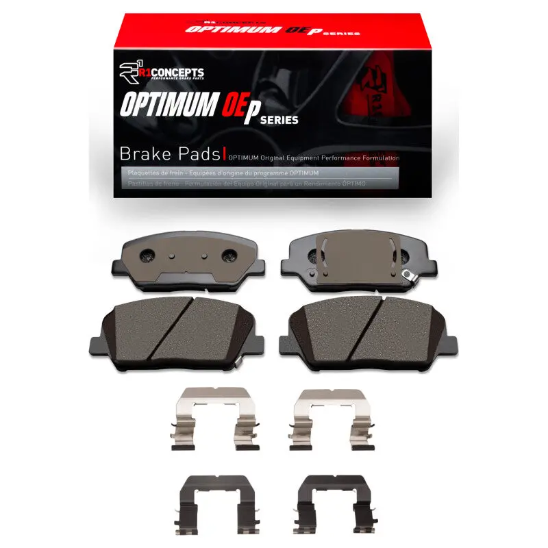 R1 2010-2016 Hyundai Genesis Coupe Front R1 Optimum Oe Pads & Hardware Kit 1