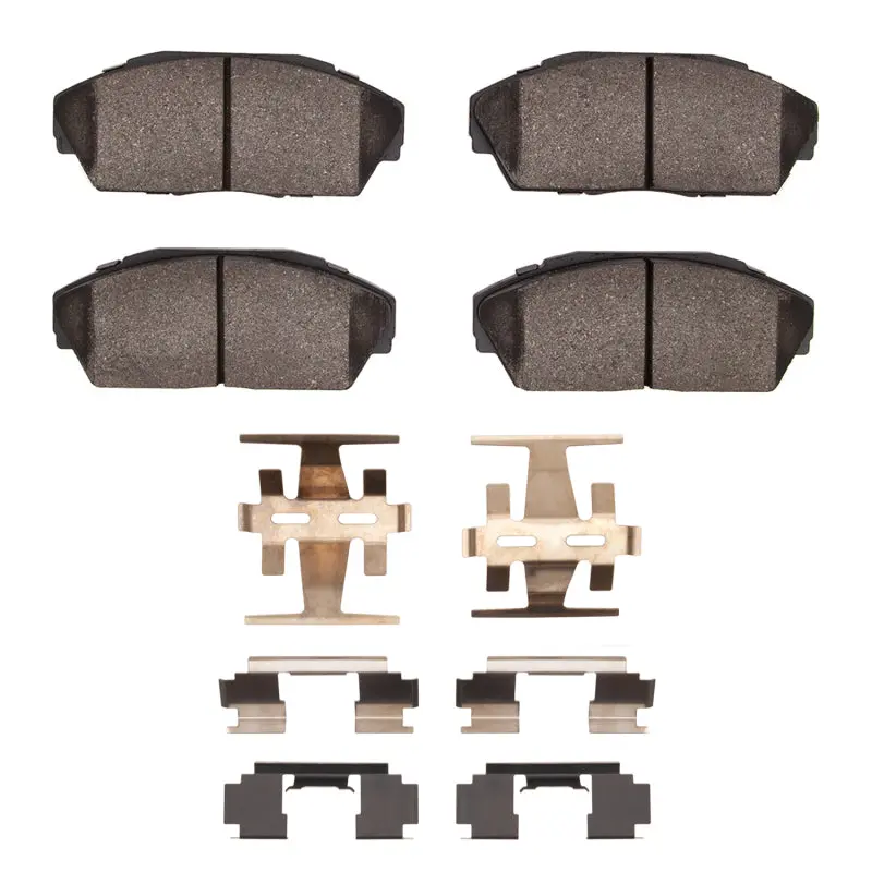 R1 86-93 Acura Integra Front Optimum Oe Brake Pads & Hardware Kit 1