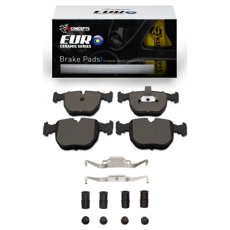 R1 00-03 Bmw 540I Front Euro Ceramic Pads & Hardware Kit 1