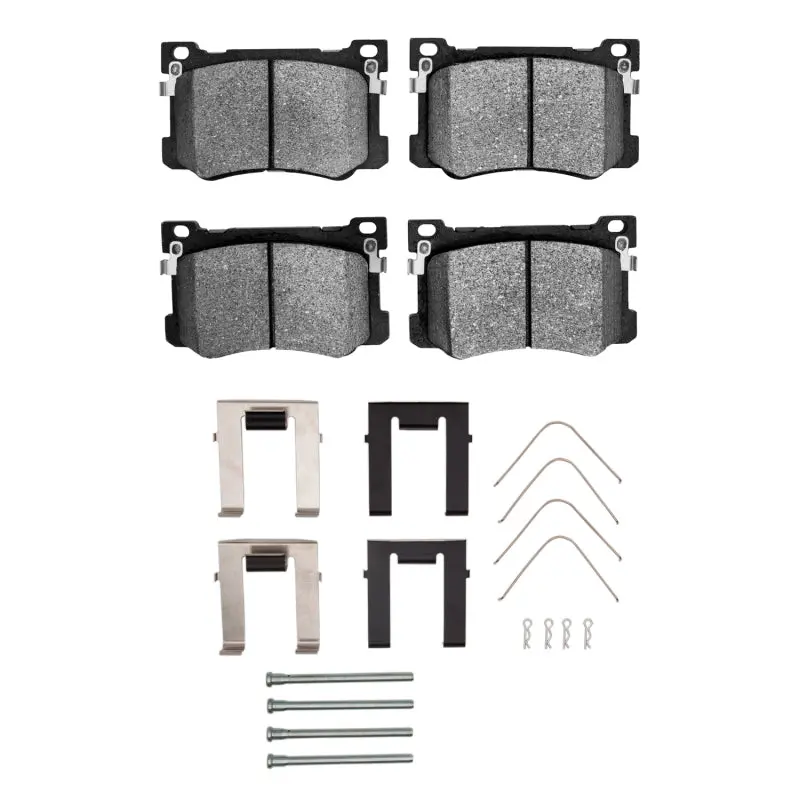 R1 2015-2020 Genesis G80 Front R1 Ceramic Pads & Hardware Kit 1