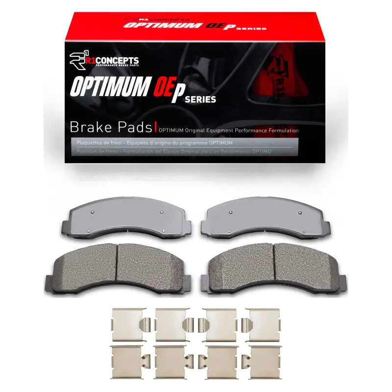 R1 18-20 Ford F-150 4Wd Front Optimum Oe Pads & Hardware Kit 1