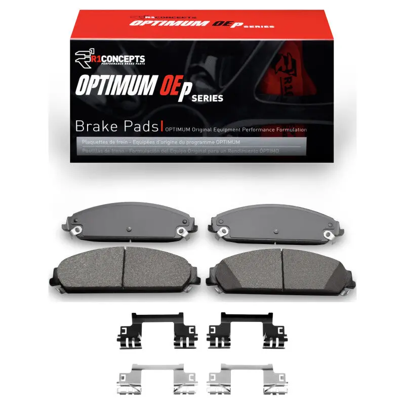 R1 05-23 Chrysler 300 Front Optimum Oe Brake Pads & Hardware Kit 1