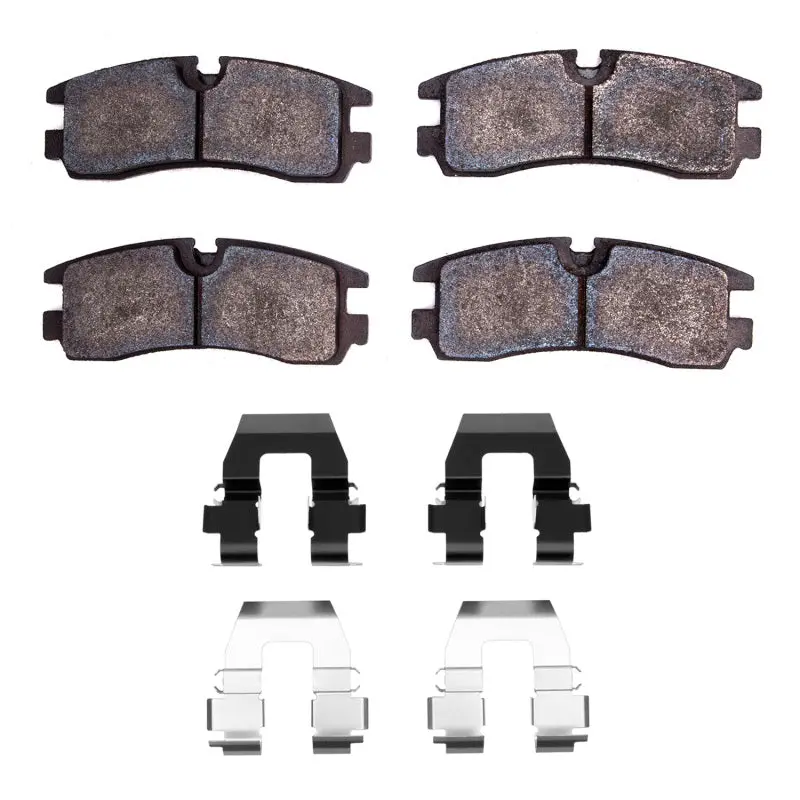 R1 98-03 Cadillac Seville Rear Semi Met Pads & Hardware Kit 1