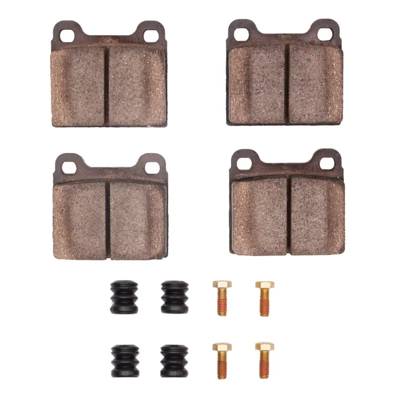 R1 77-77 Audi Fox Front Optimum Oe Pads & Hardware Kit 1