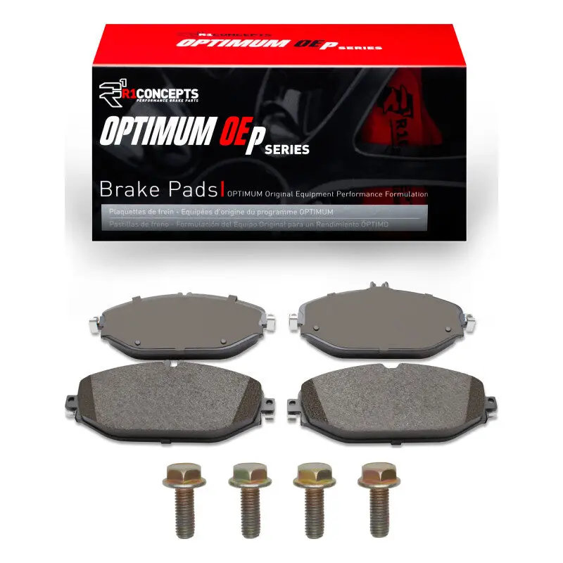 R1 2015-2023 Mercedes-Benz E300 Front R1 Optimum Oe Pads & Hardware Kit 1