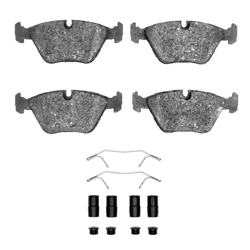 R1 89-91 Audi 100 Quattro Front Semi Met Pads & Hardware Kit 1