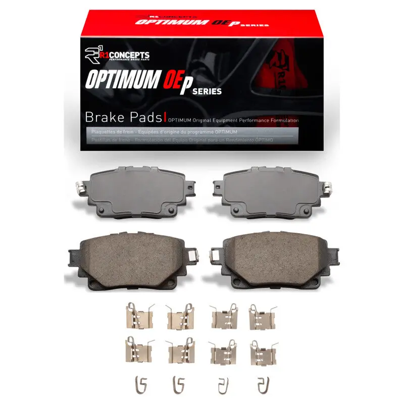 R1 2020-2025 Lexus Nx250 Rear R1 Optimum Oe Pads & Hardware Kit 1