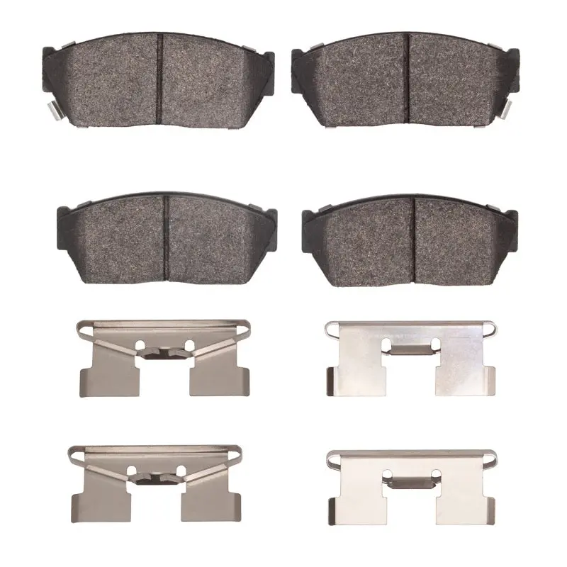R1 82-87 Honda Civic Front Semi Met Pads & Hardware Kit 1
