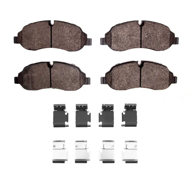 R1 15-25 Ford Transit-350 Hd/Drw Front Semi Met Pads & Hardware Kit 1