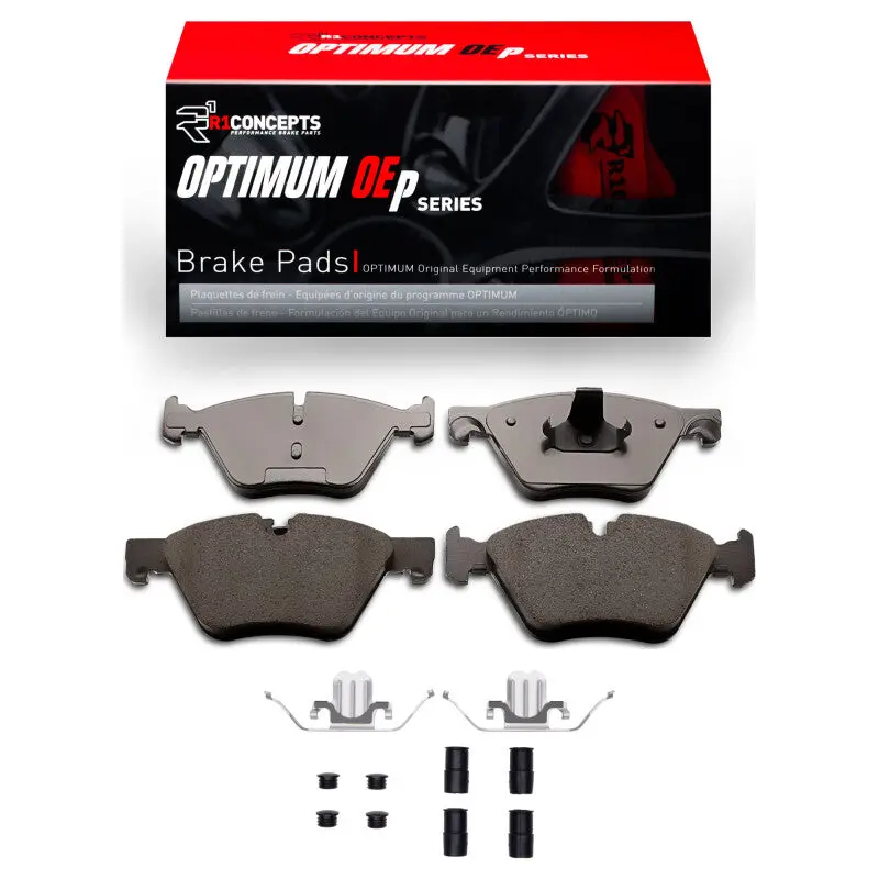 R1 12-16 Bmw 528I Front Optimum Oe Pads & Hardware Kit 1