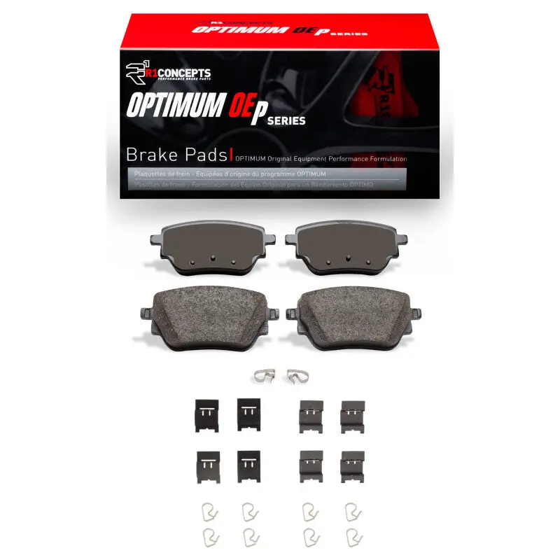 R1 2019-2026 Mercedes-Benz A200 (Mexico) Rear R1 Optimum Oe Pads & Hardware Kit 1