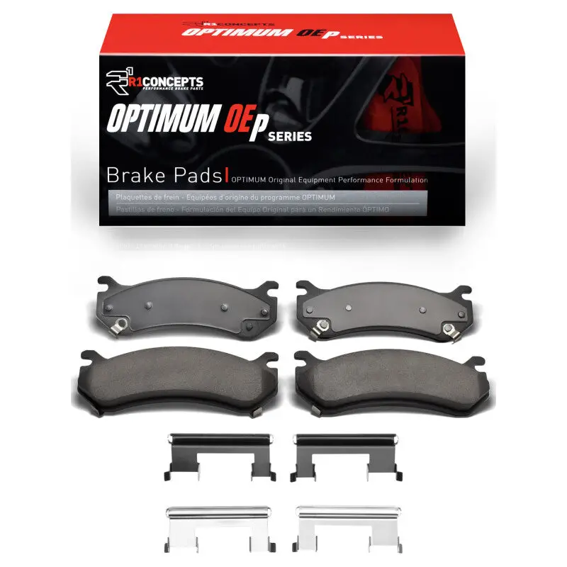 R1 1999-2013 Cadillac Escalade Esv Front/Rear R1 Optimum Oe Pads & Hardware Kit 1