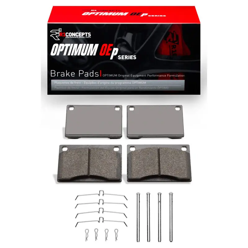 R1 1976-1993 Volvo 245 Front R1 Optimum Oe Pads & Hardware Kit 1