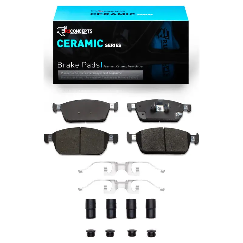 R1 2013-2023 Ford Escape Front R1 Ceramic Pads & Hardware Kit 1
