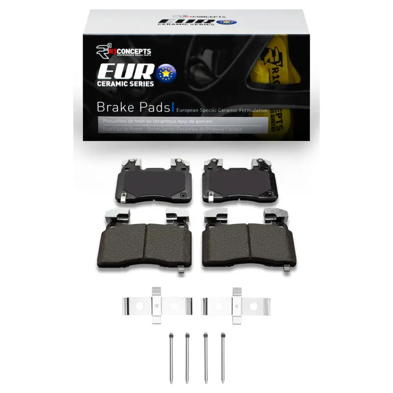 R1 12-17 Chevrolet Ss Front Euro Ceramic Pads & Hardware Kit 1
