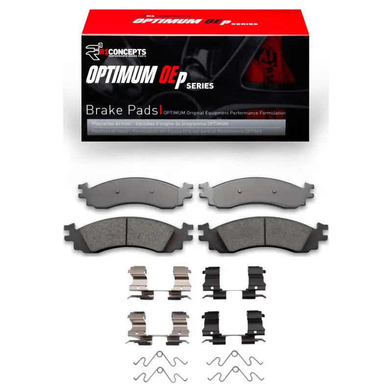R1 06-10 Ford Explorer Front Optimum Oe Pads & Hardware Kit 1