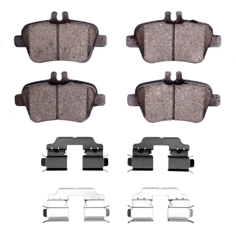 R1 14-19 Mercedes-Benz B Electric Drive Rear Ceramic Pads & Hardware Kit 1