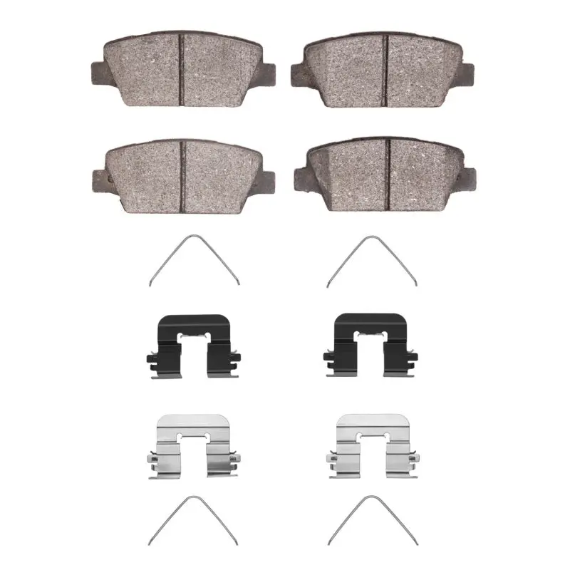 R1 17-19 Kia Cadenza Rear Ceramic Pads & Hardware Kit 1