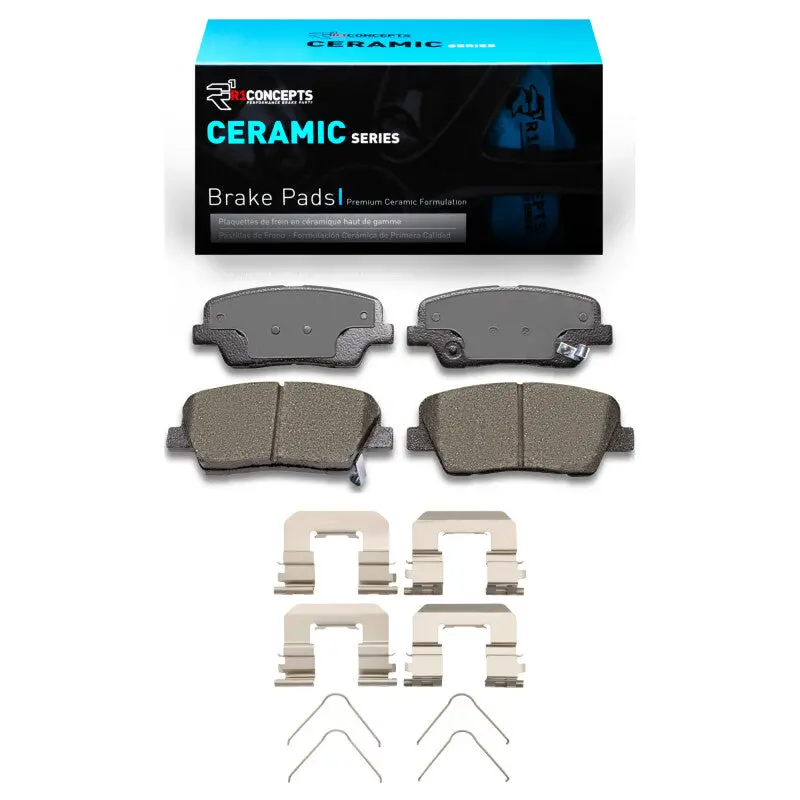 R1 11-17 Hyundai Equus Rear Ceramic Pads & Hardware Kit 1