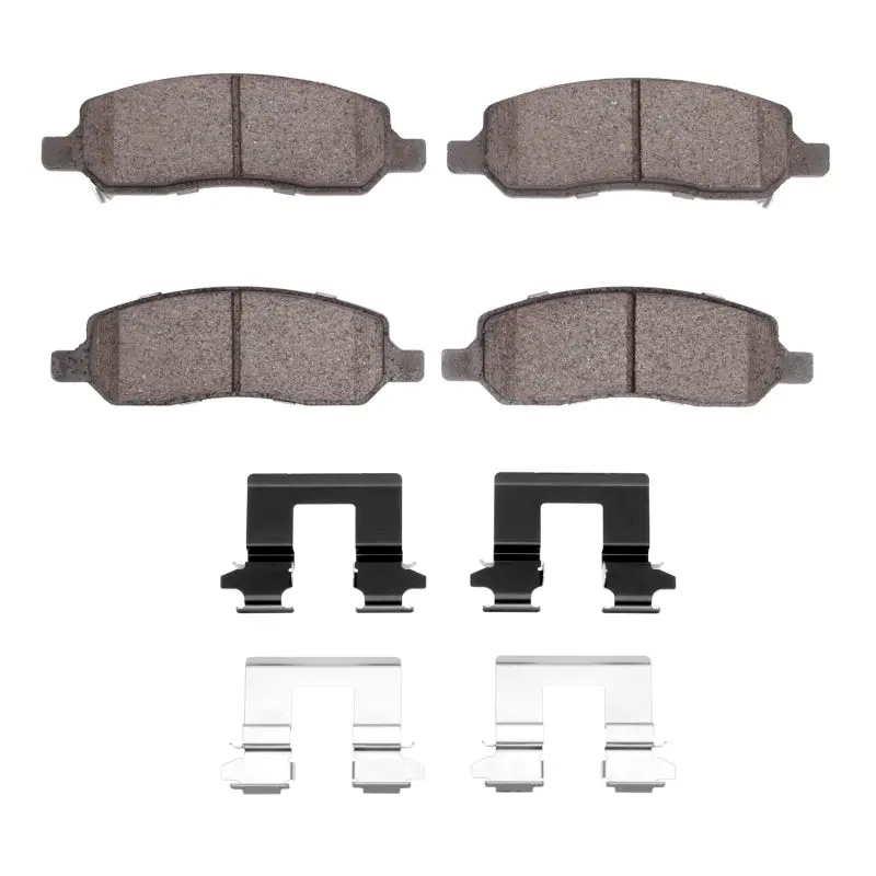 R1 2006-2011 Buick Lucerne Rear R1 Ceramic Pads & Hardware Kit 1
