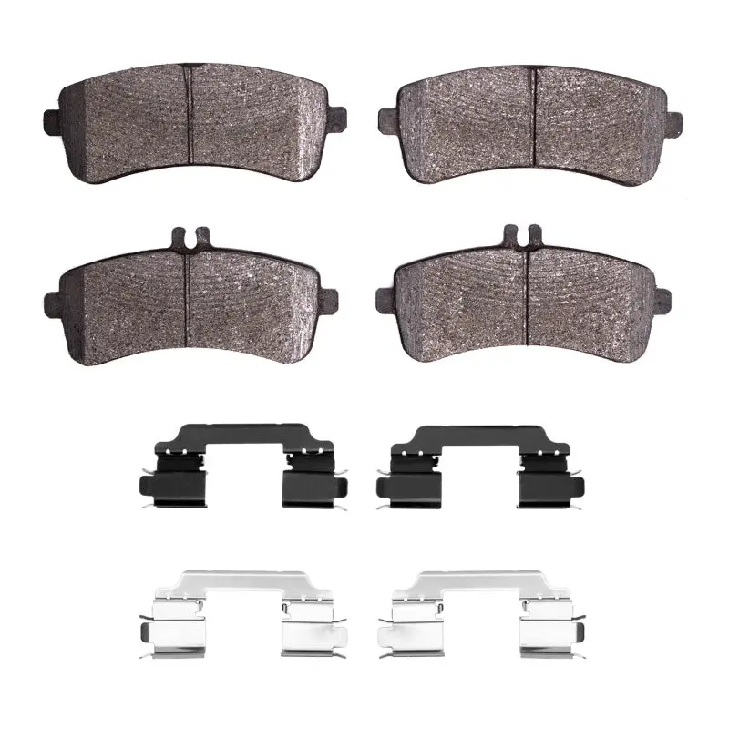 R1 13-19 Mercedes-Benz Sl65 Amg Rear Semi Met Pads & Hardware Kit 1
