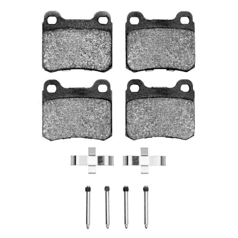 R1 83-89 Mercedes-Benz 190D Rear Optimum Oe Pads & Hardware Kit 1