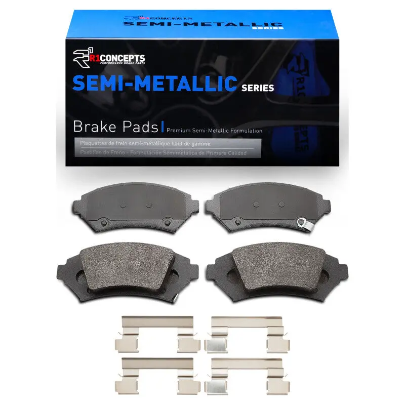 R1 05-05 Buick Park Avenue Front Semi Met Pads & Hardware Kit 1