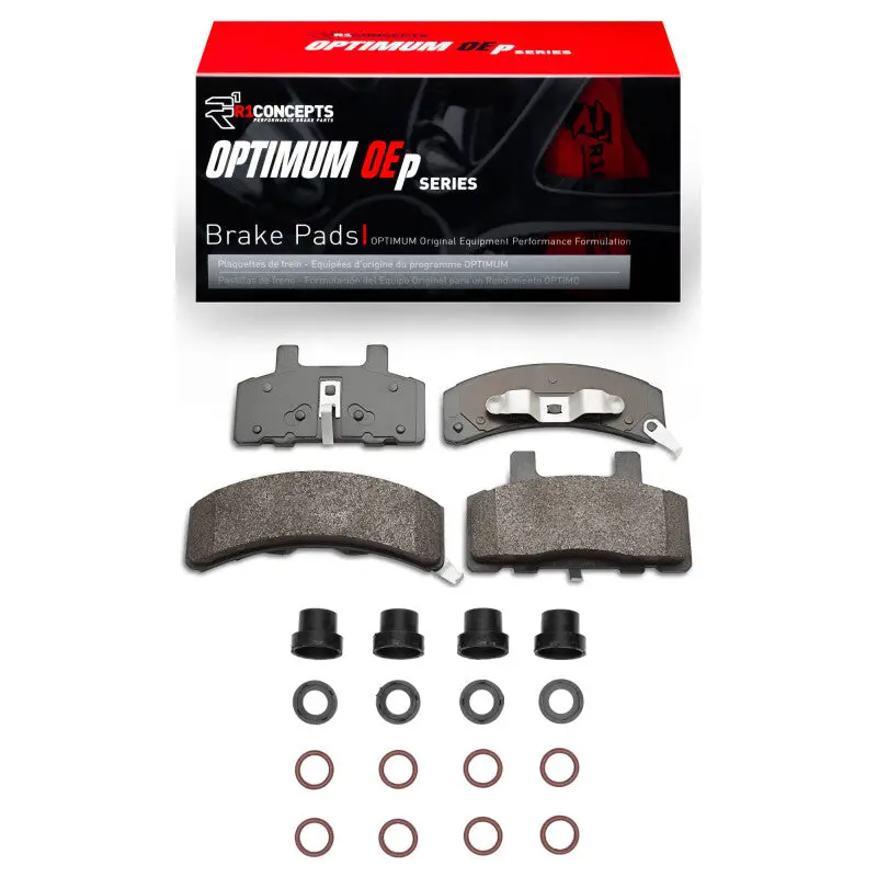 R1 88-91 Chevrolet C1500 Front Optimum Oe Brake Pads & Hardware Kit 1