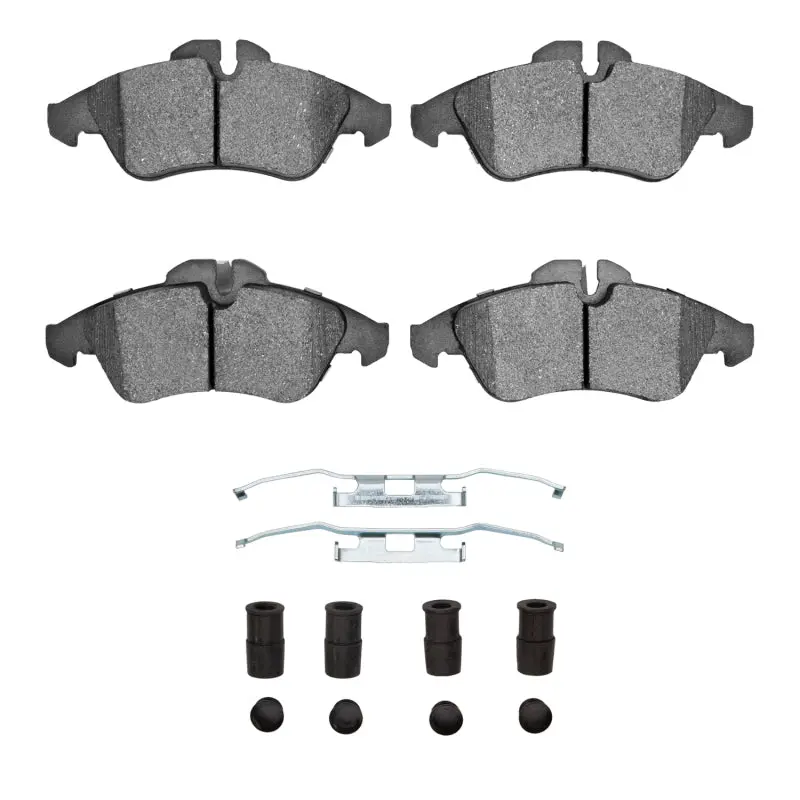 R1 02-06 Dodge Sprinter 3500 Front Semi Met Pads & Hardware Kit 1