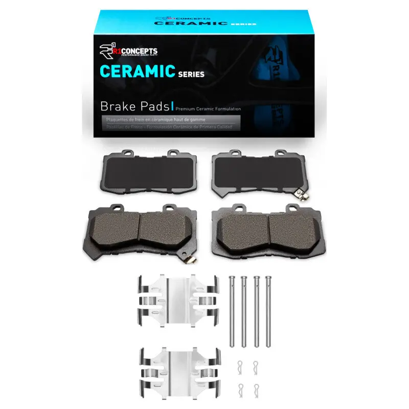 R1 2015-2020 Chevrolet Colorado Front R1 Ceramic Pads & Hardware Kit 1
