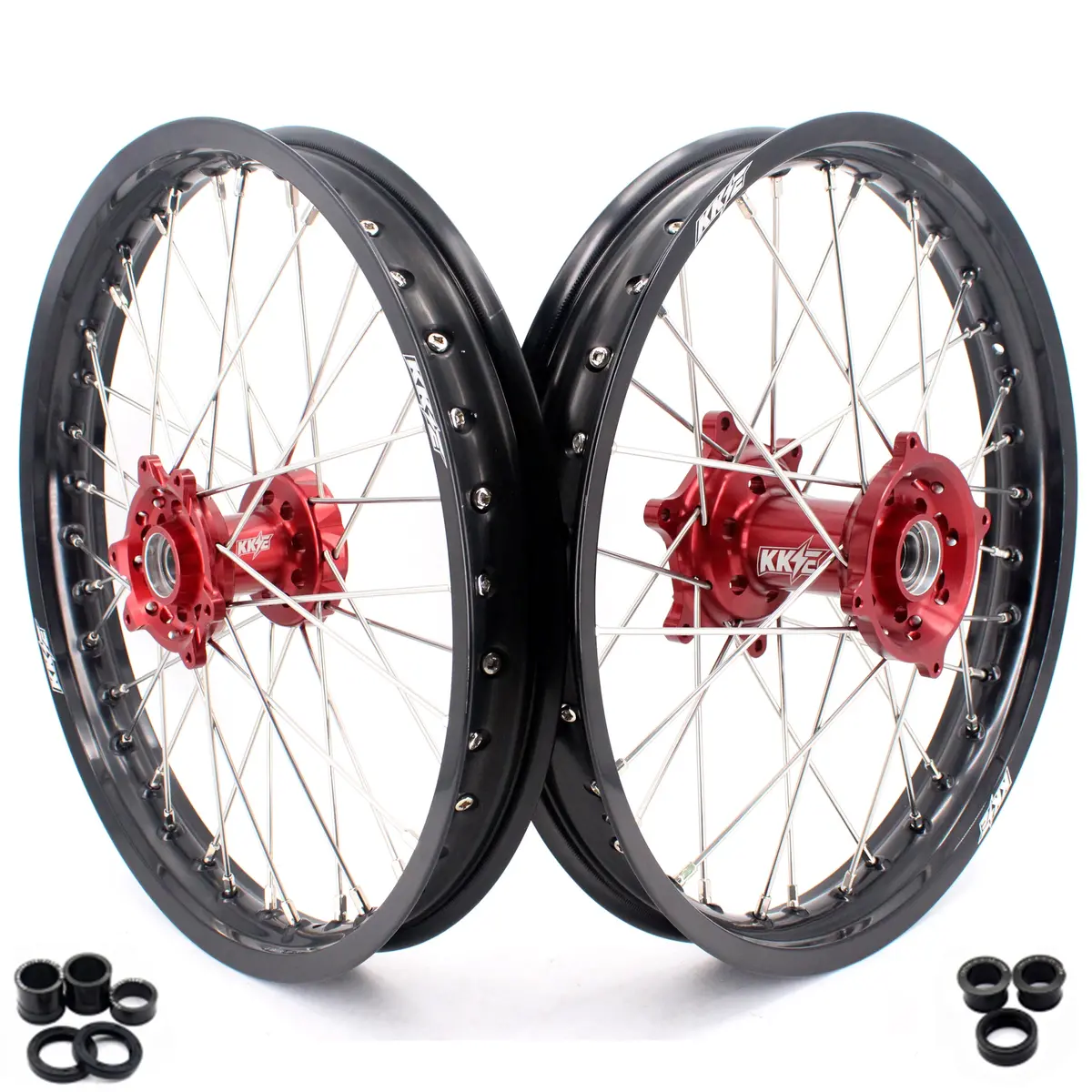 Kke Flat Track Wheels Rims For Honda Crf250r 2014-2025 Crf450r 2013-2025 1