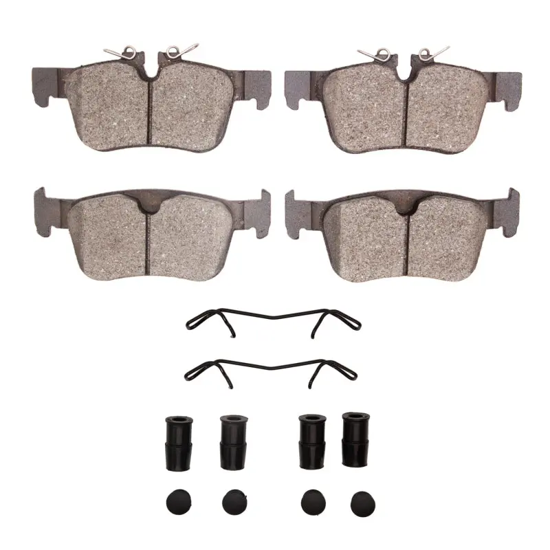 R1 18-21 Volvo S60 Rear Euro Ceramic Pads & Hardware Kit 1