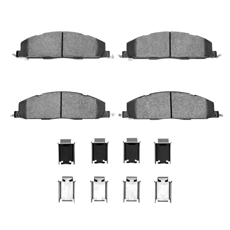 R1 09-18 Dodge Ram 3500 Rear Semi Met Pads & Hardware Kit 1
