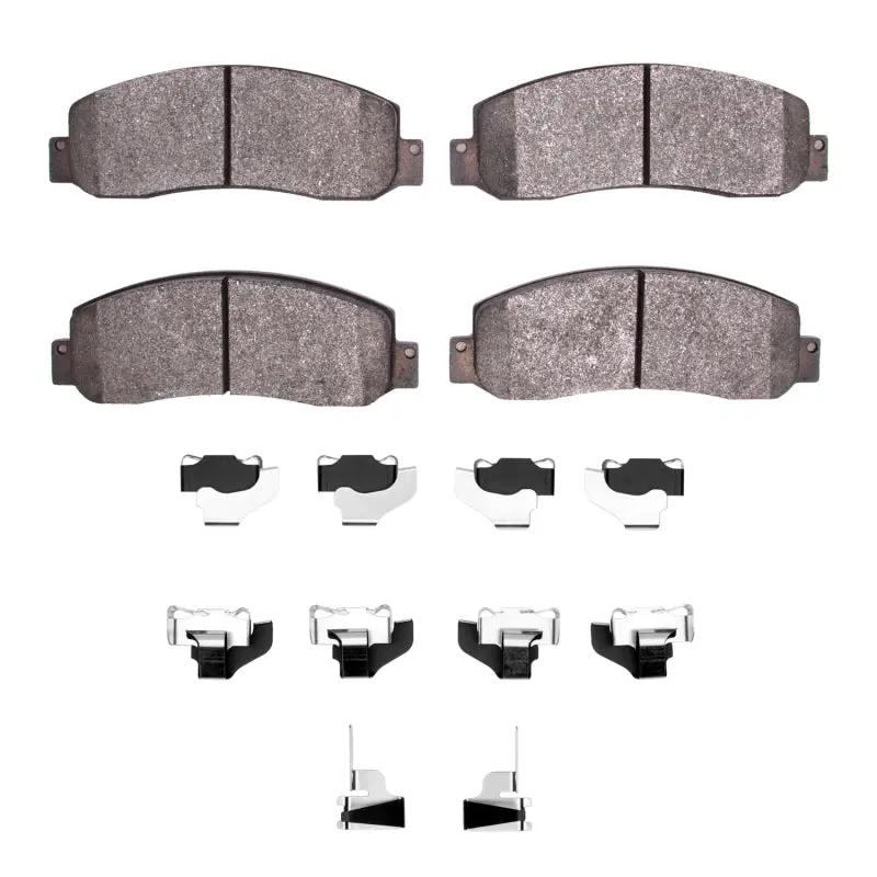 R1 05-12 Ford F-250 4Wd (Super Duty) Front Semi Met Pads & Hardware Kit 1
