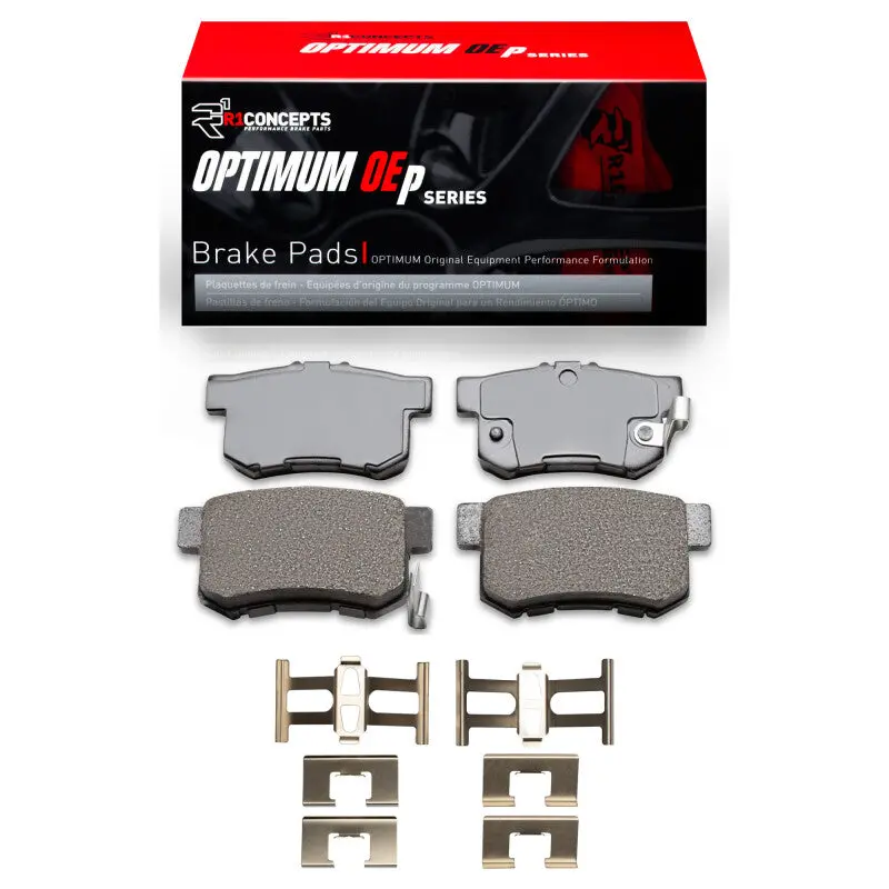 R1 99-04 Acura Rl Rear Optimum Oe Pads & Hardware Kit 1