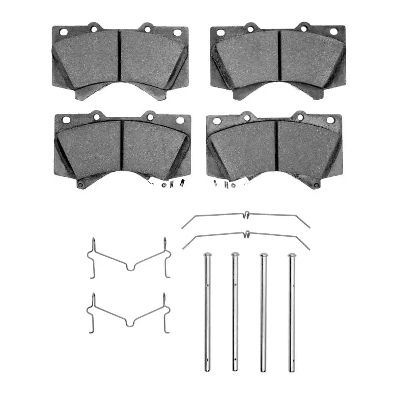 R1 07-22 Lexus Lx570 Front Semi Met Pads & Hardware Kit 1