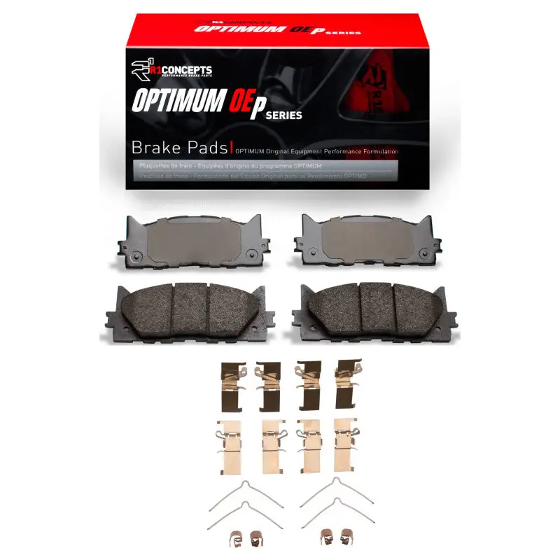 R1 2007-2018 Lexus Es350 Front R1 Optimum Oe Pads & Hardware Kit 1