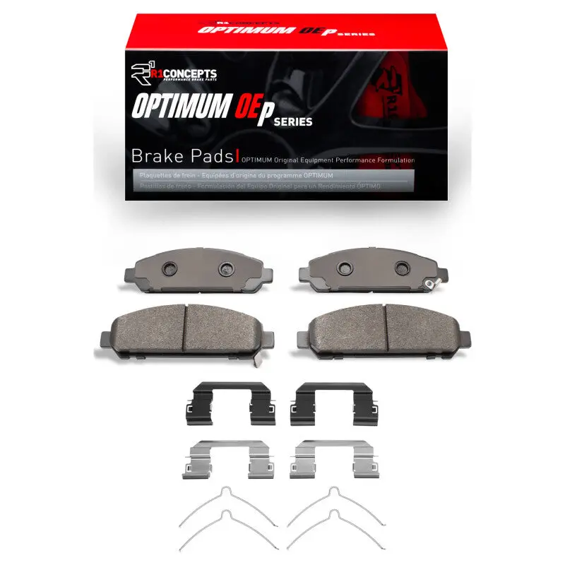 R1 2009-2015 Toyota Venza Front R1 Optimum Oe Pads & Hardware Kit 1