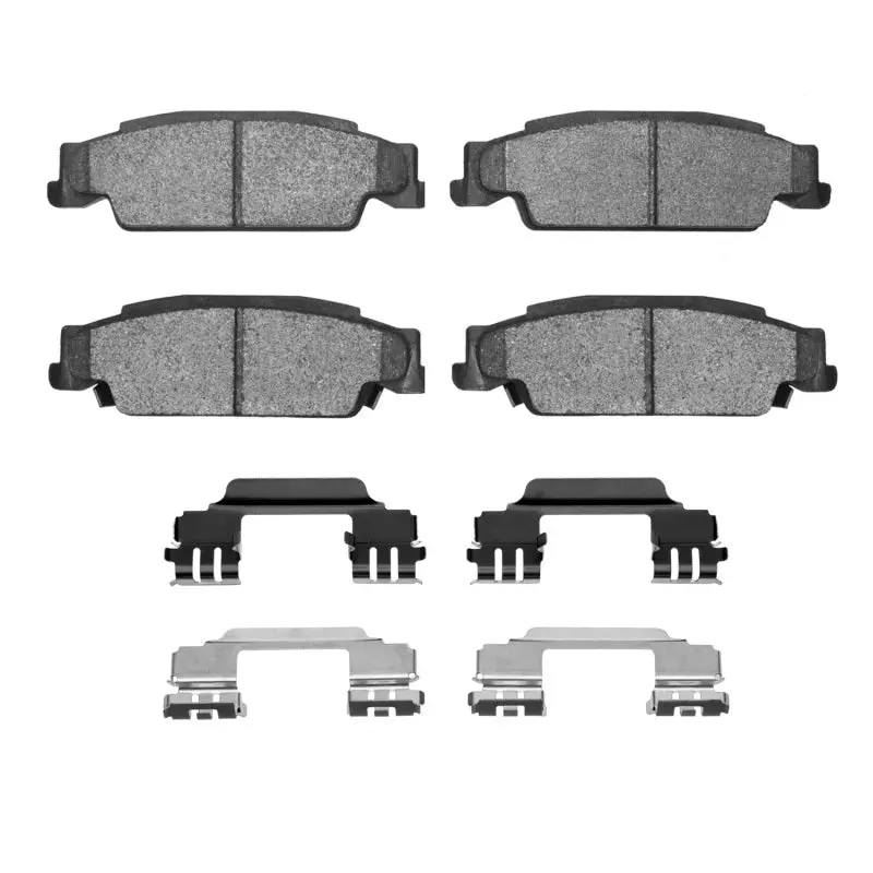 R1 03-11 Cadillac Sts Rear Semi Met Pads & Hardware Kit 1