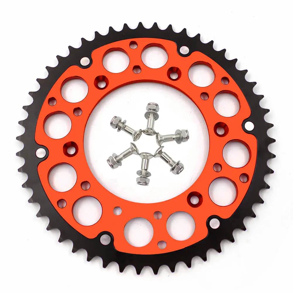 Kke 44T/48T/49T/50T/51T/52T Orange Sprocket For Ktm 125-530Cc 2003-2024 1