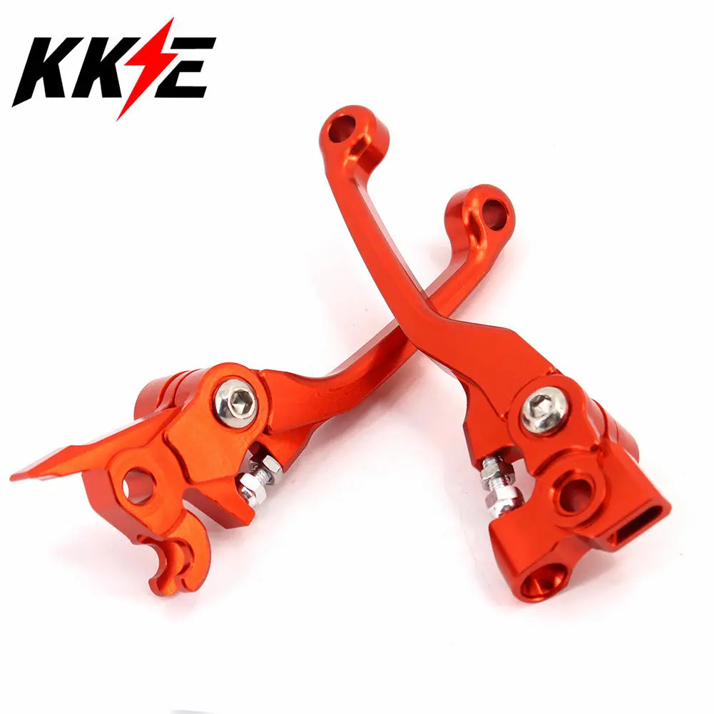 Kke Orange Brake Clutch Levers Fit Ktm Exc 125-530Cc 4 Stroke 2007-2013 1