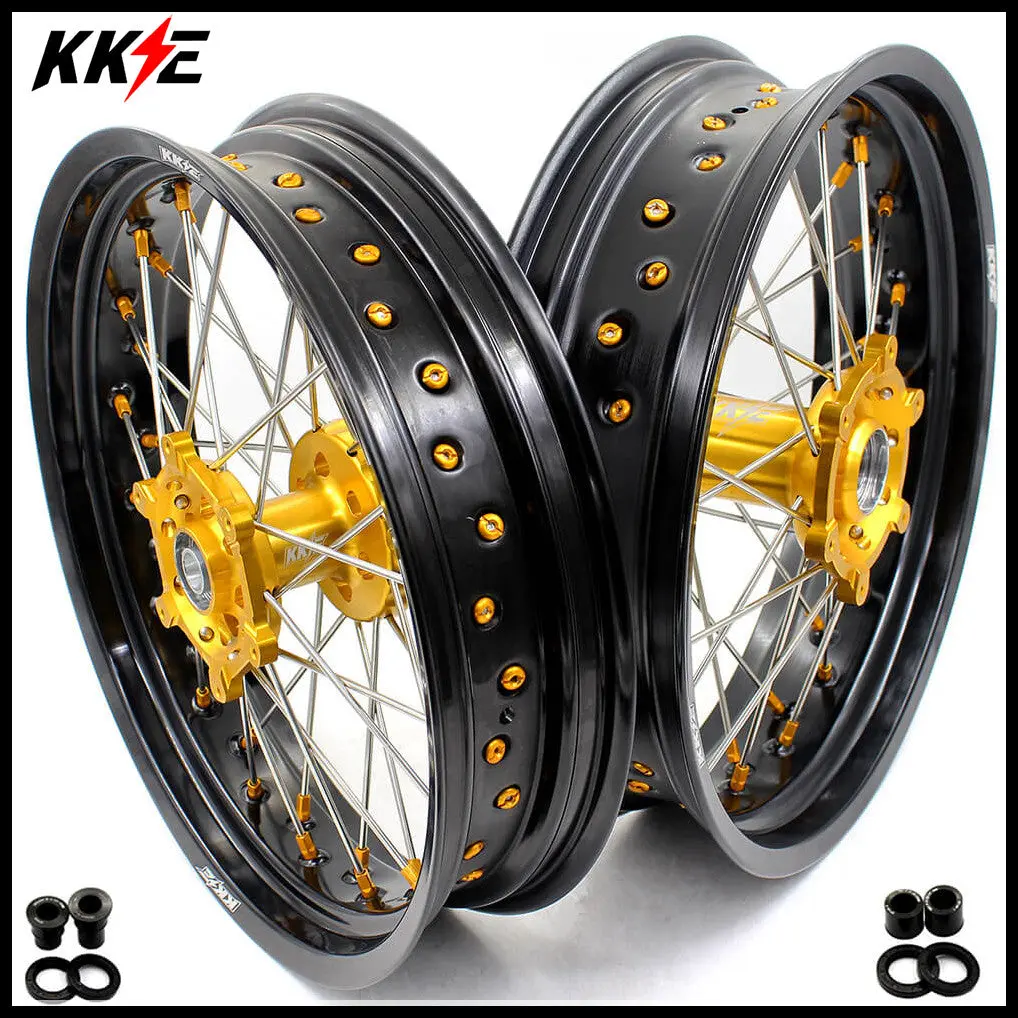 Kke 3.5/4.25*17In. For Suzuki Drz400 Drz400s Drz400e Supermoto Wheels 1