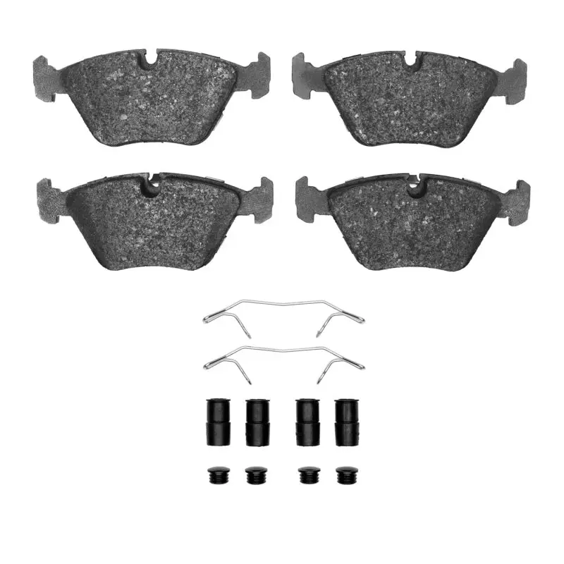 R1 1989-2006 Audi 200 Quattro Front R1 Semi Met Pads & Hardware Kit 1