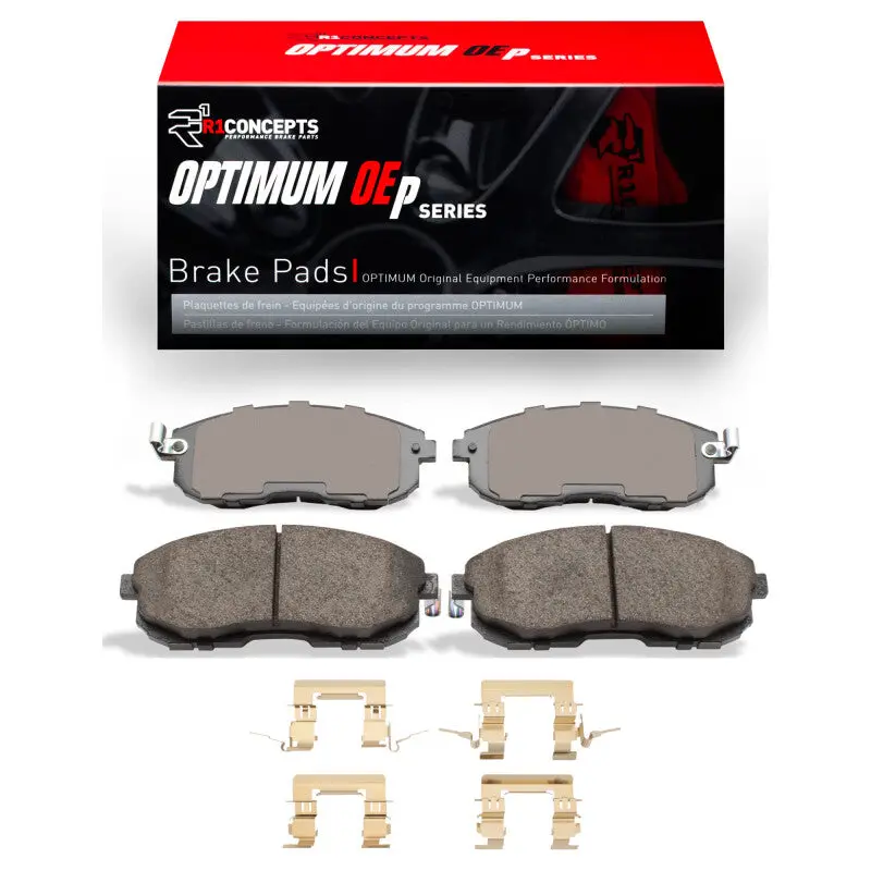R1 2007-2019 Nissan Altima Front R1 Optimum Oe Pads & Hardware Kit 1