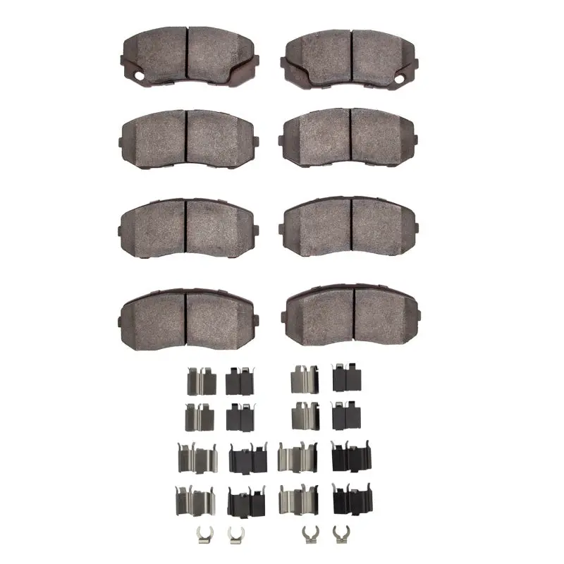 R1 2005-2011 Freightliner Fl360 (Mexico) Front/Rear R1 Semi Met Pads & Hardware Kit 1