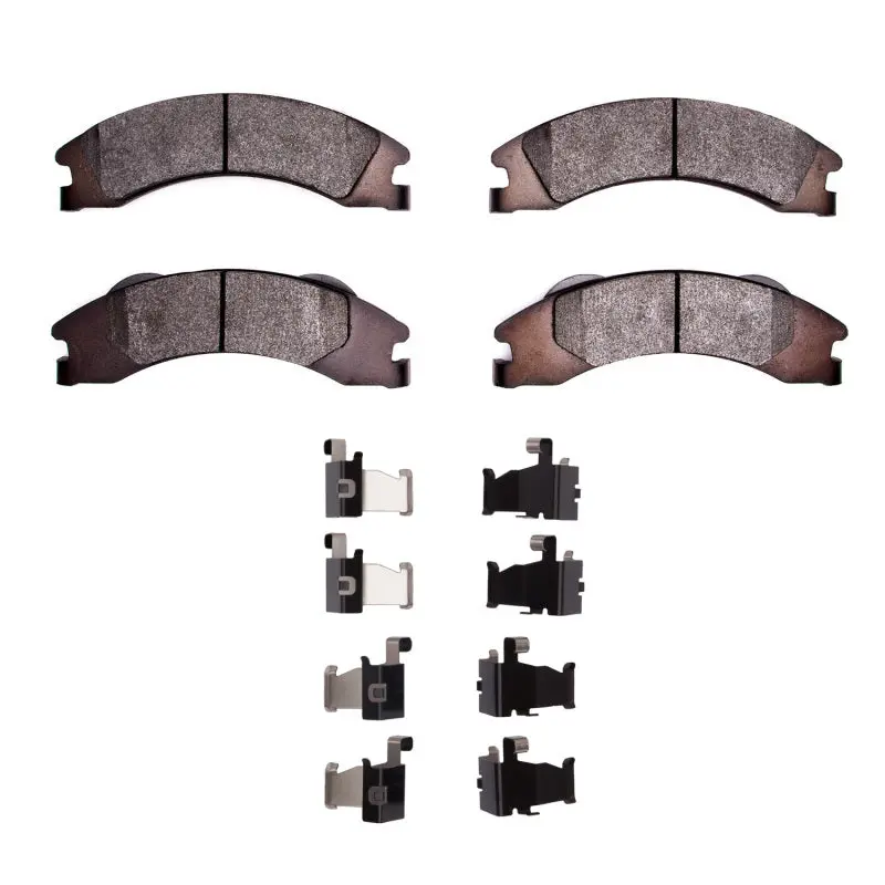 R1 08-25 Ford E-150 Rear Semi Met Pads & Hardware Kit 1