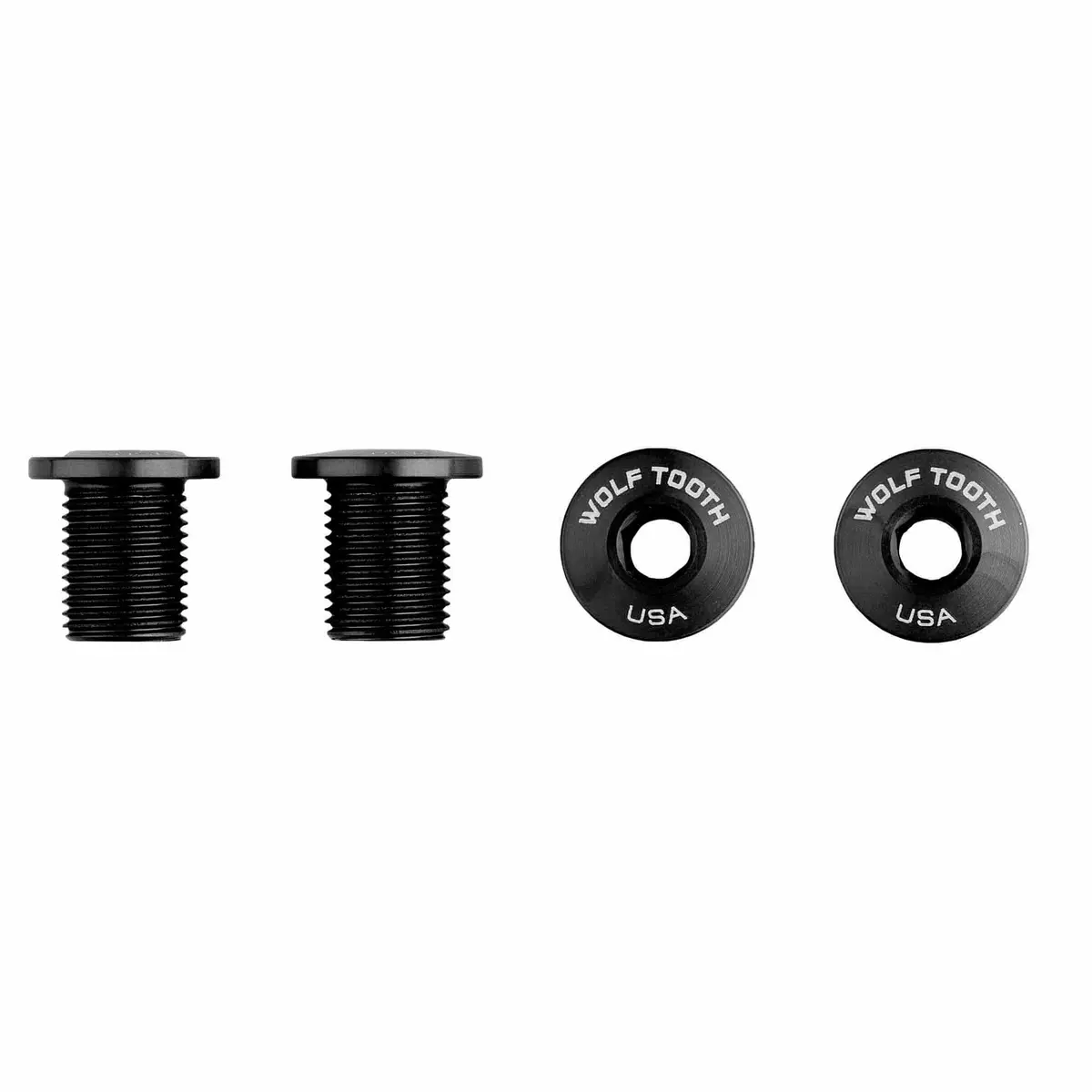 Set Of 4 Chainring Bolts For M8 Threaded Chainrings (10 Mm Long) 1