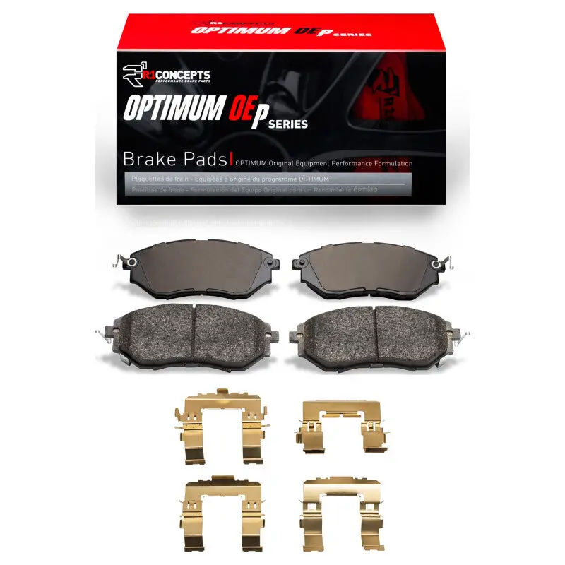 R1 15-15 Subaru Legacy Front Optimum Oe Pads & Hardware Kit 1